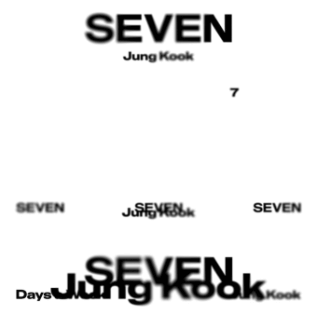 ジョングクさんソロシングル『Seven』 （出典：BIGHIT MUSIC公式サイトより）