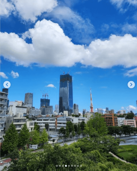 「Tokyo」東京の街の景色
（出典：ナムさんInstagram rkive より）