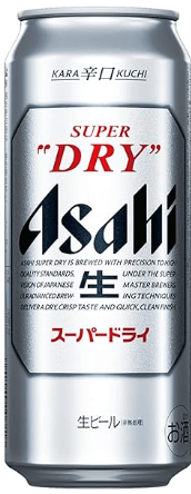 アサヒ スーパードライ 缶（500ml）
（出典：amazon）