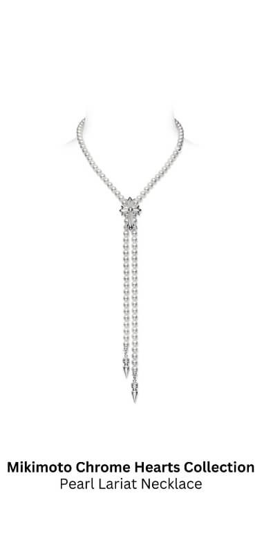 Pearl Lariat Necklace
（出典：Mikimoto Chrome Hearts）